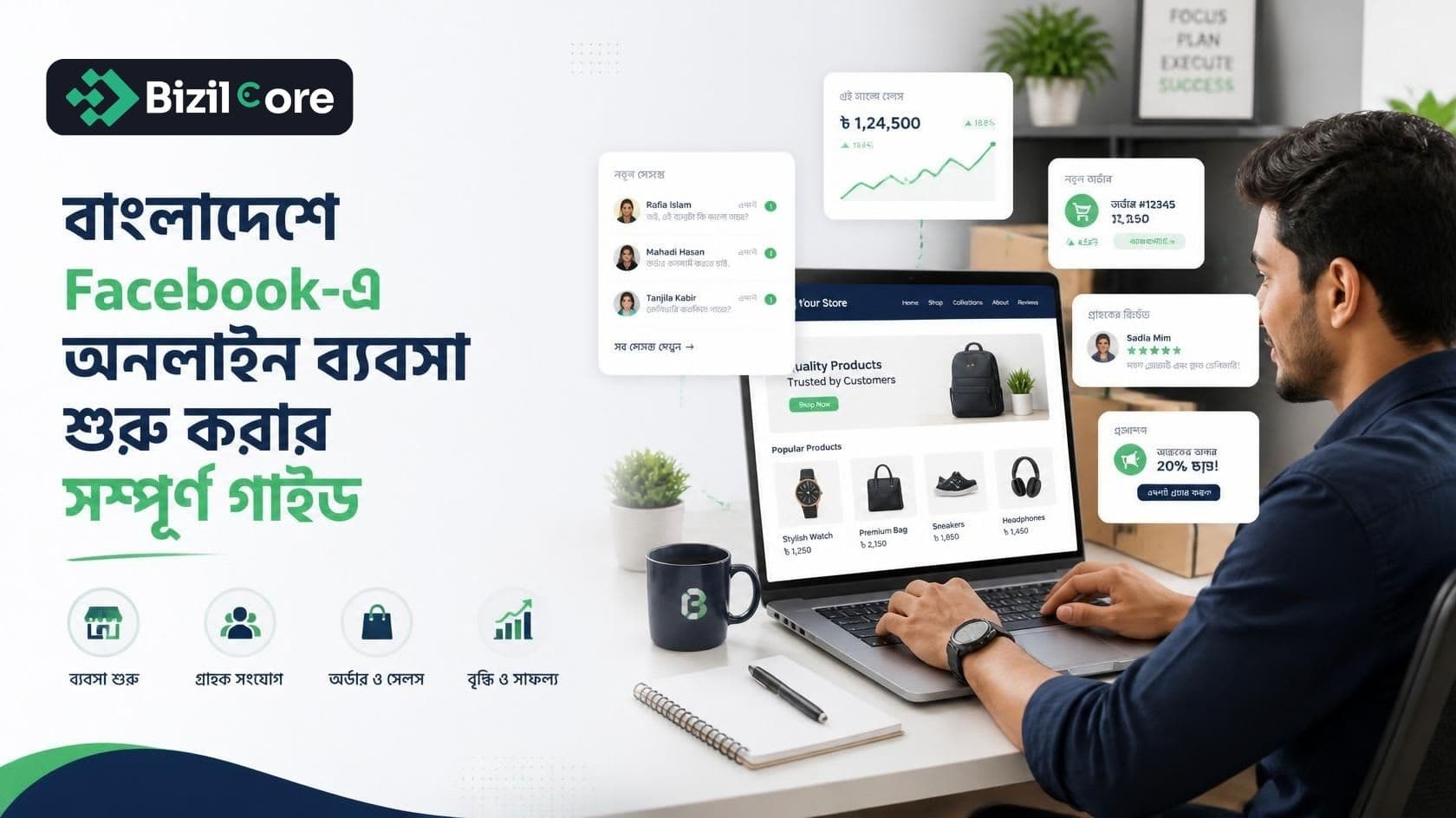 বাংলাদেশে Facebook-এ অনলাইন ব্যবসা শুরু করার সম্পূর্ণ গাইড